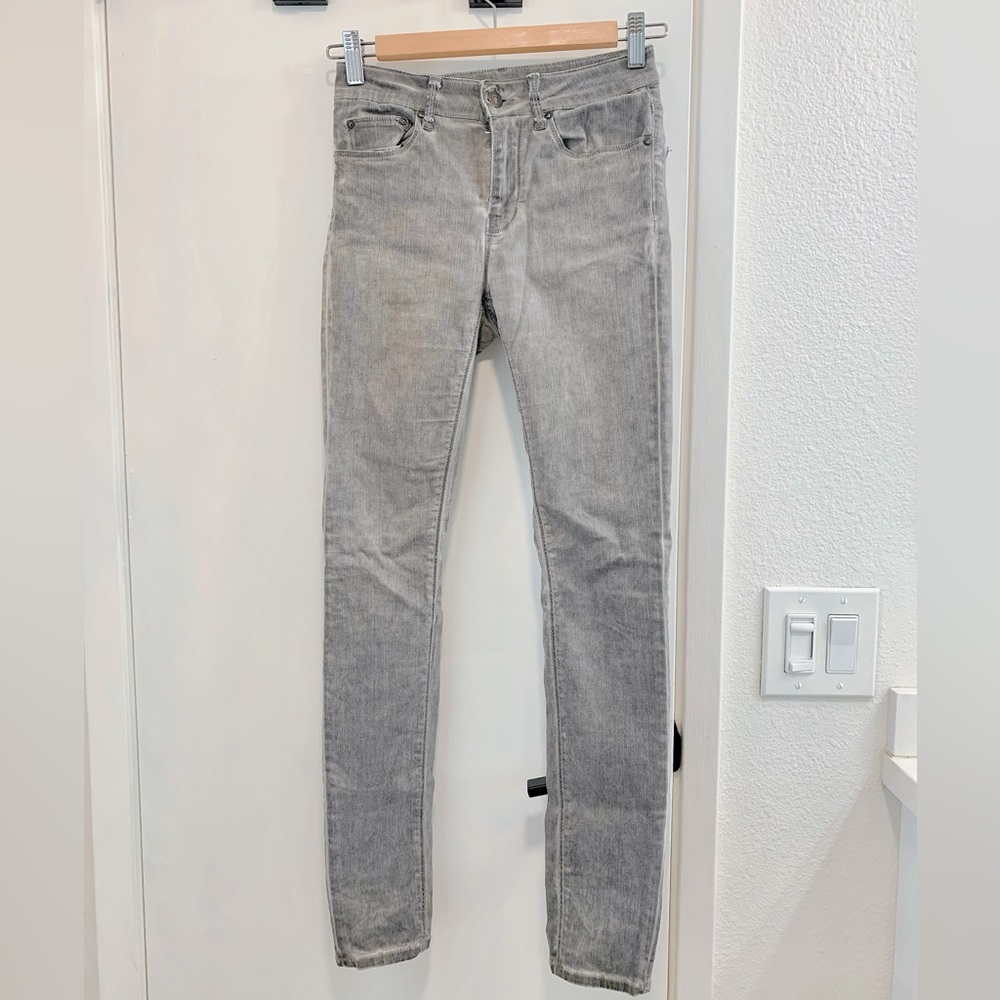 Zara denim jeans (medium rise, slim fit, size: 2)